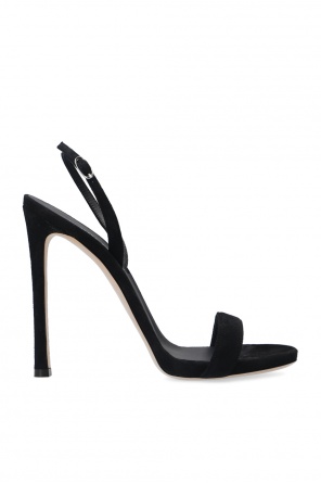Stiletto heeled suede sandals od Giuseppe Zanotti